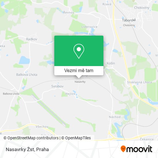 Nasavrky Žst mapa