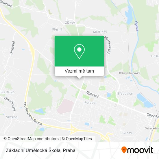 Základní Umělecká Škola mapa