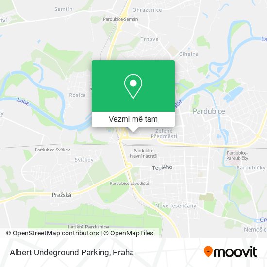 Albert Undeground Parking mapa