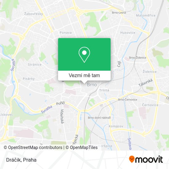 Dráčik mapa