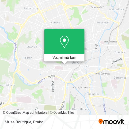 Muse Boutique mapa