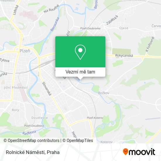 Rolnické Náměstí mapa