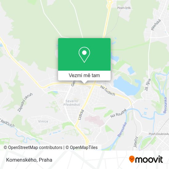 Komenského mapa