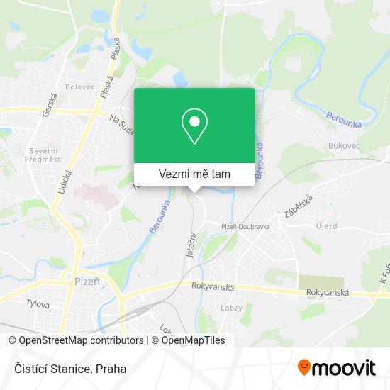 Čistící Stanice mapa
