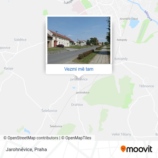 Jarohněvice mapa