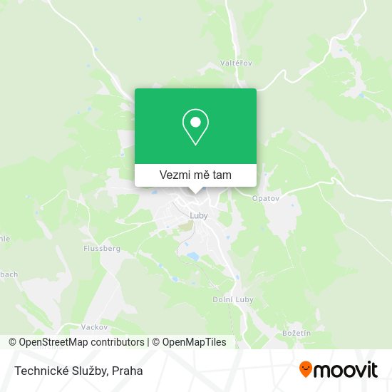 Technické Služby mapa