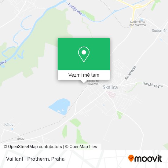 Vaillant - Protherm mapa
