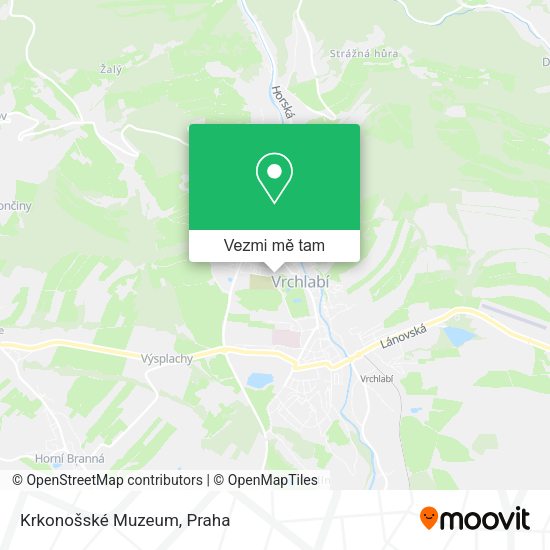 Krkonošské Muzeum mapa