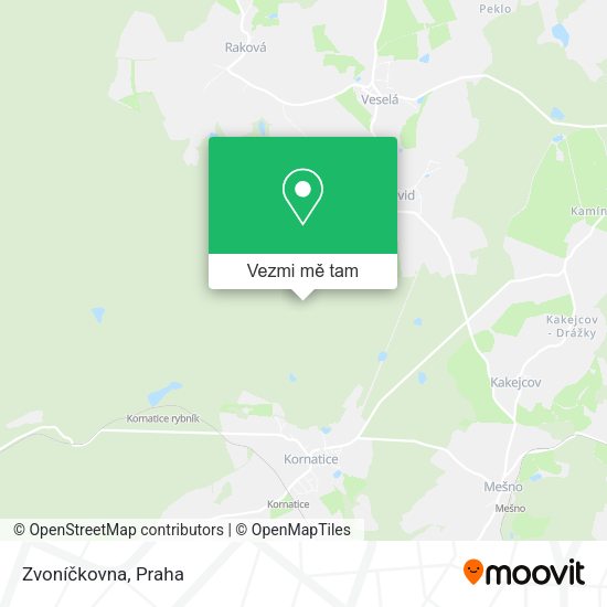 Zvoníčkovna mapa