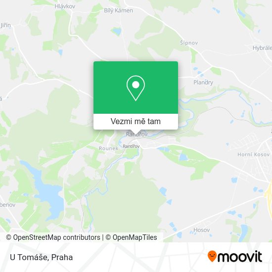 U Tomáše mapa