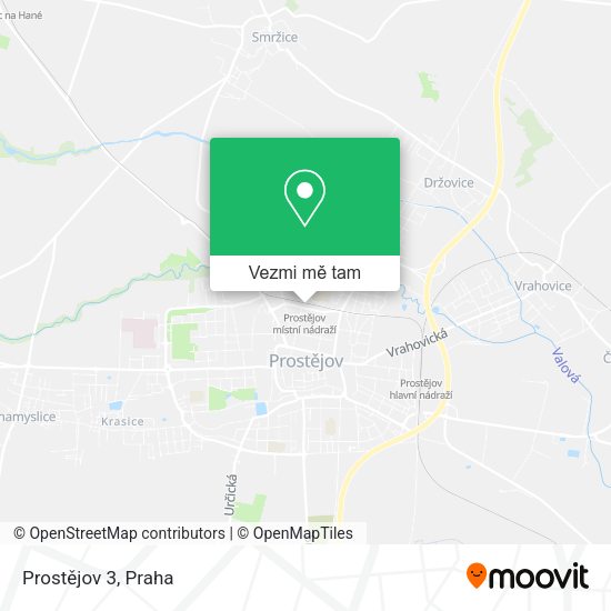 Prostějov 3 mapa