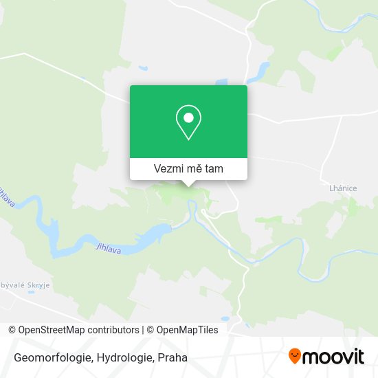 Geomorfologie, Hydrologie mapa