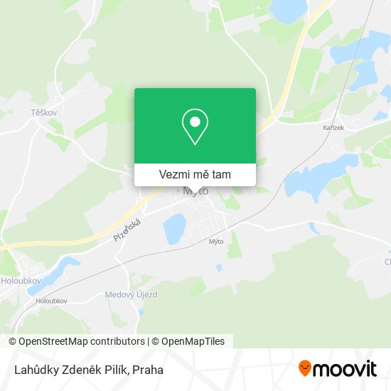 Lahůdky Zdeněk Pilík mapa