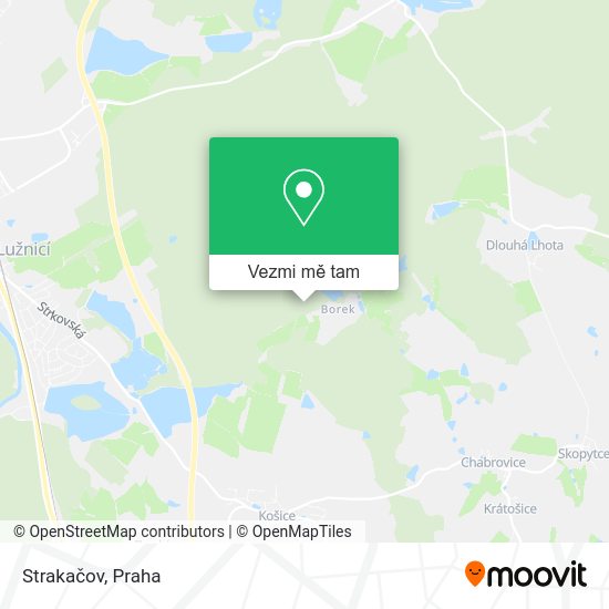Strakačov mapa