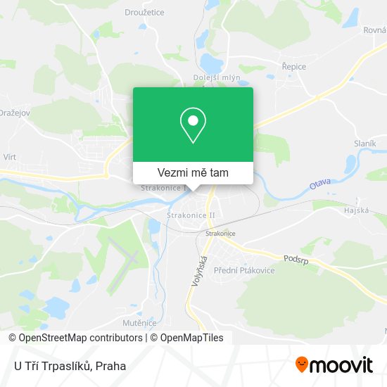 U Tří Trpaslíků mapa