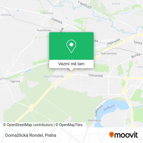 Domažlická Rondel mapa