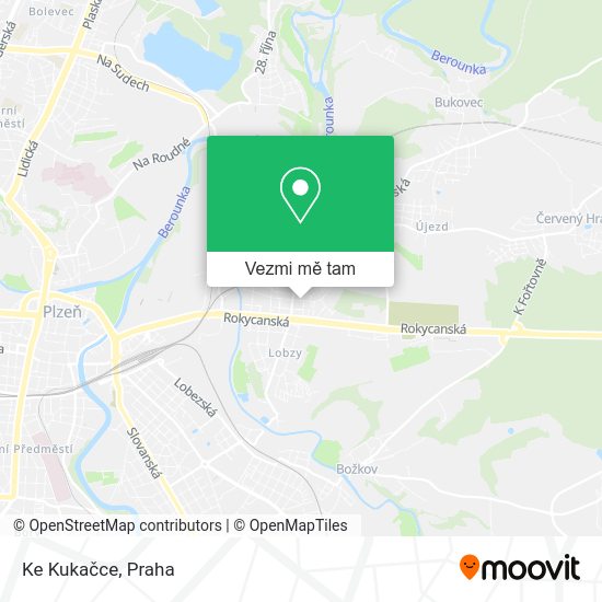 Ke Kukačce mapa