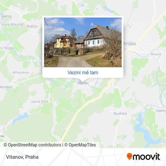 Vítanov mapa