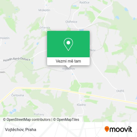 Vojtěchov mapa