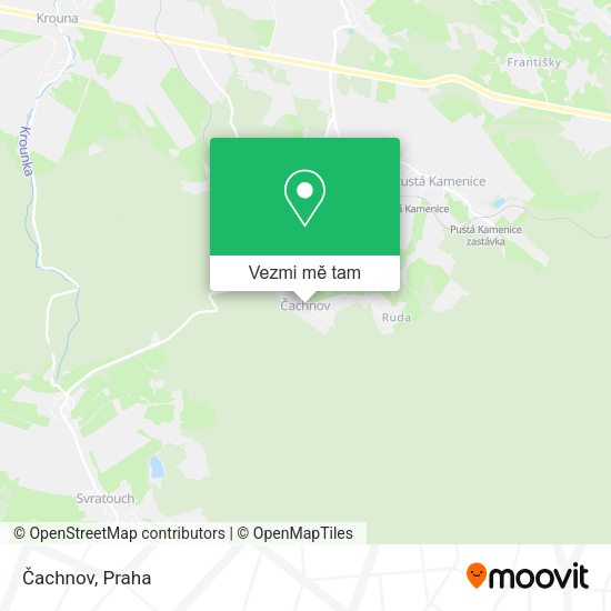 Čachnov mapa