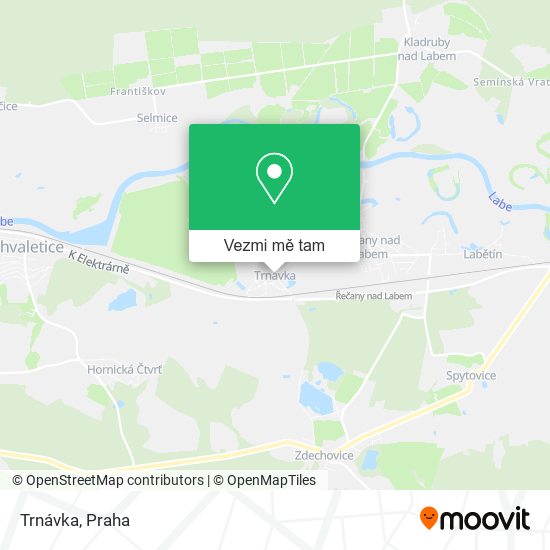 Trnávka mapa