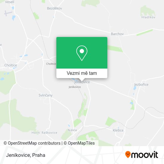 Jeníkovice mapa