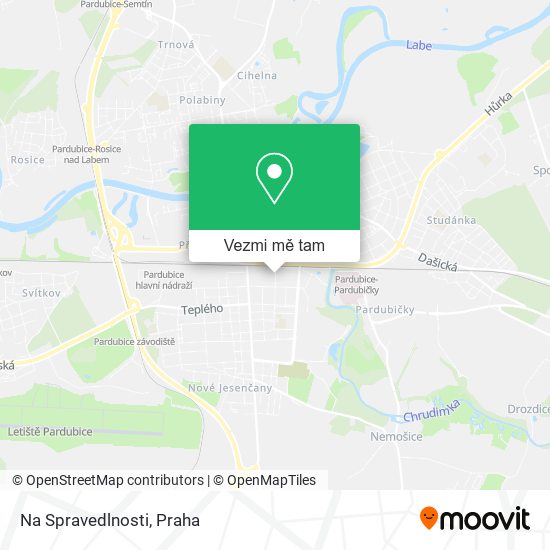 Na Spravedlnosti mapa