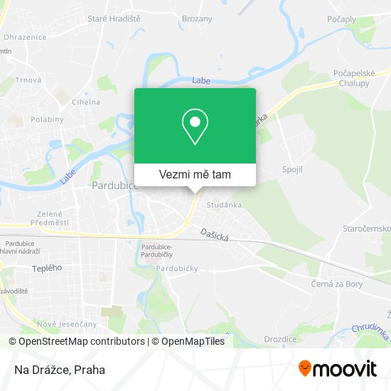 Na Drážce mapa