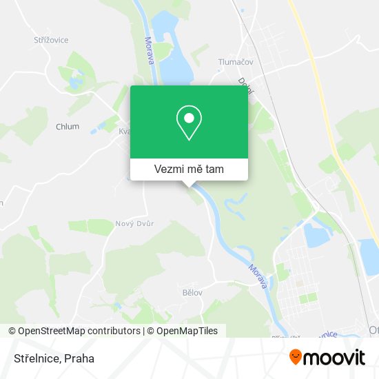 Střelnice mapa