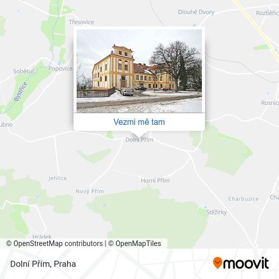 Dolní Přím mapa