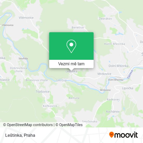 Leštinka mapa