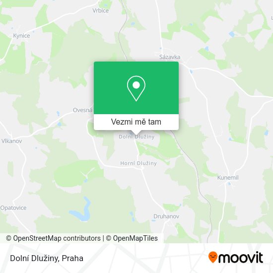 Dolní Dlužiny mapa