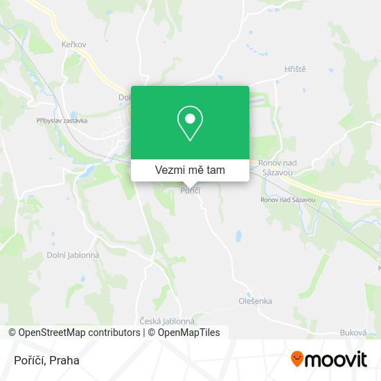 Poříčí mapa