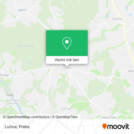 Lučice mapa