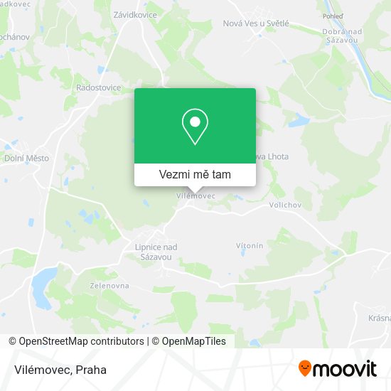 Vilémovec mapa