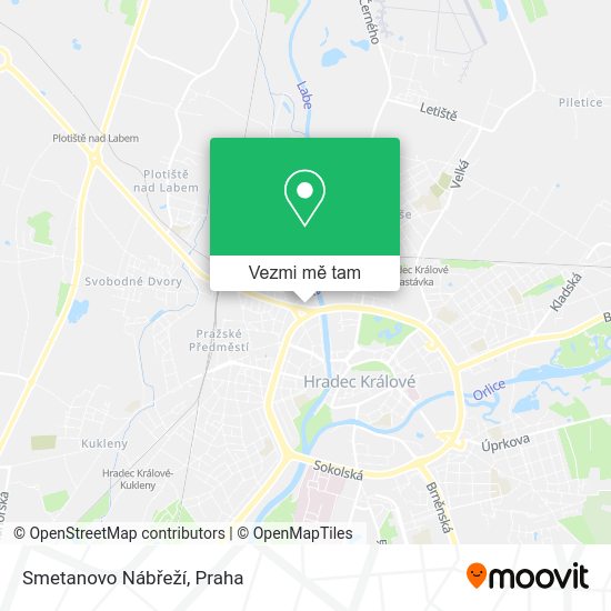 Smetanovo Nábřeží mapa