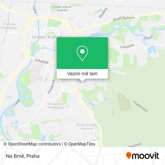 Na Brně mapa