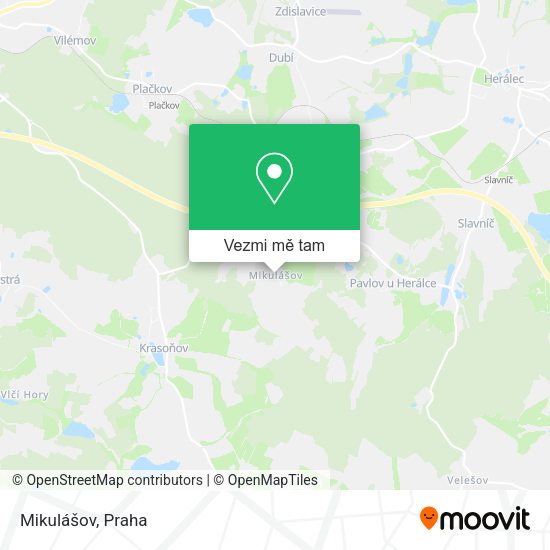 Mikulášov mapa