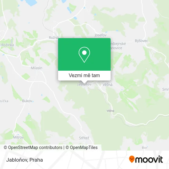 Jabloňov mapa