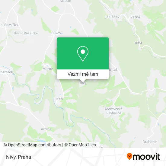 Nivy mapa