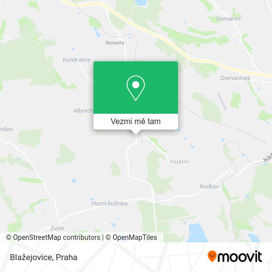 Blažejovice mapa