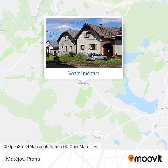 Matějov mapa