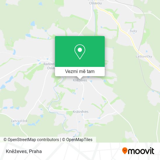 Kněževes mapa