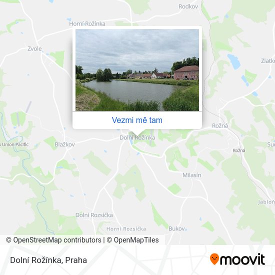 Dolní Rožínka mapa