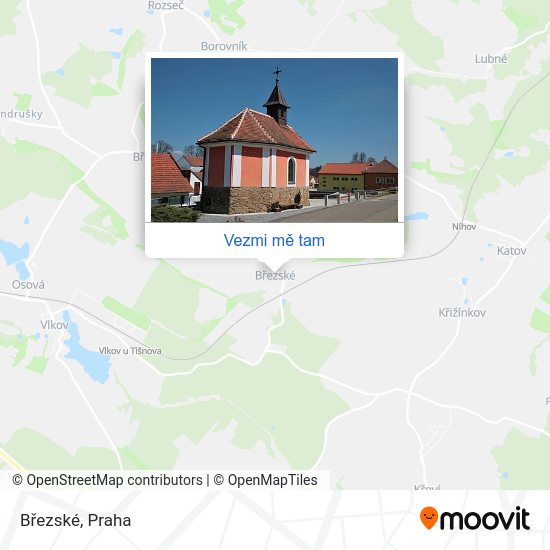 Březské mapa