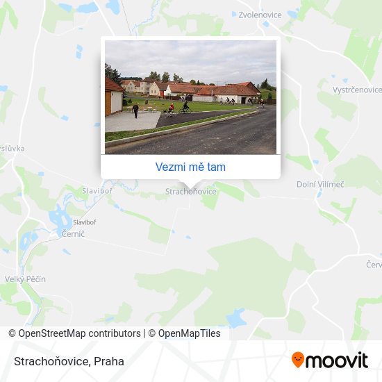 Strachoňovice mapa