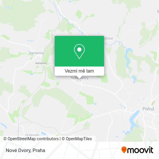 Nové Dvory mapa