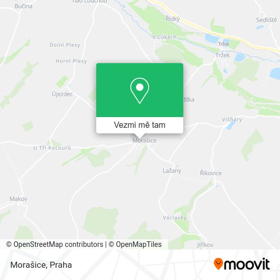 Morašice mapa