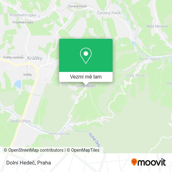 Dolní Hedeč mapa