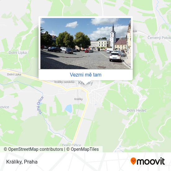 Králíky mapa